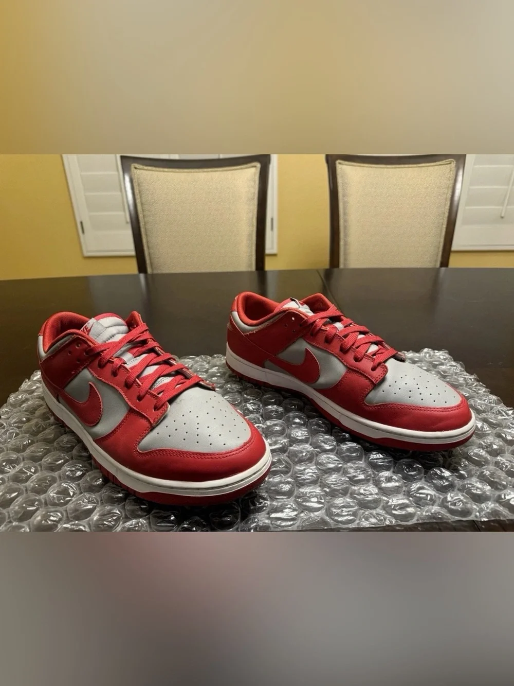 Nike Dunk Low UNLV University Red Gray Sneaker Shoes Size US 12